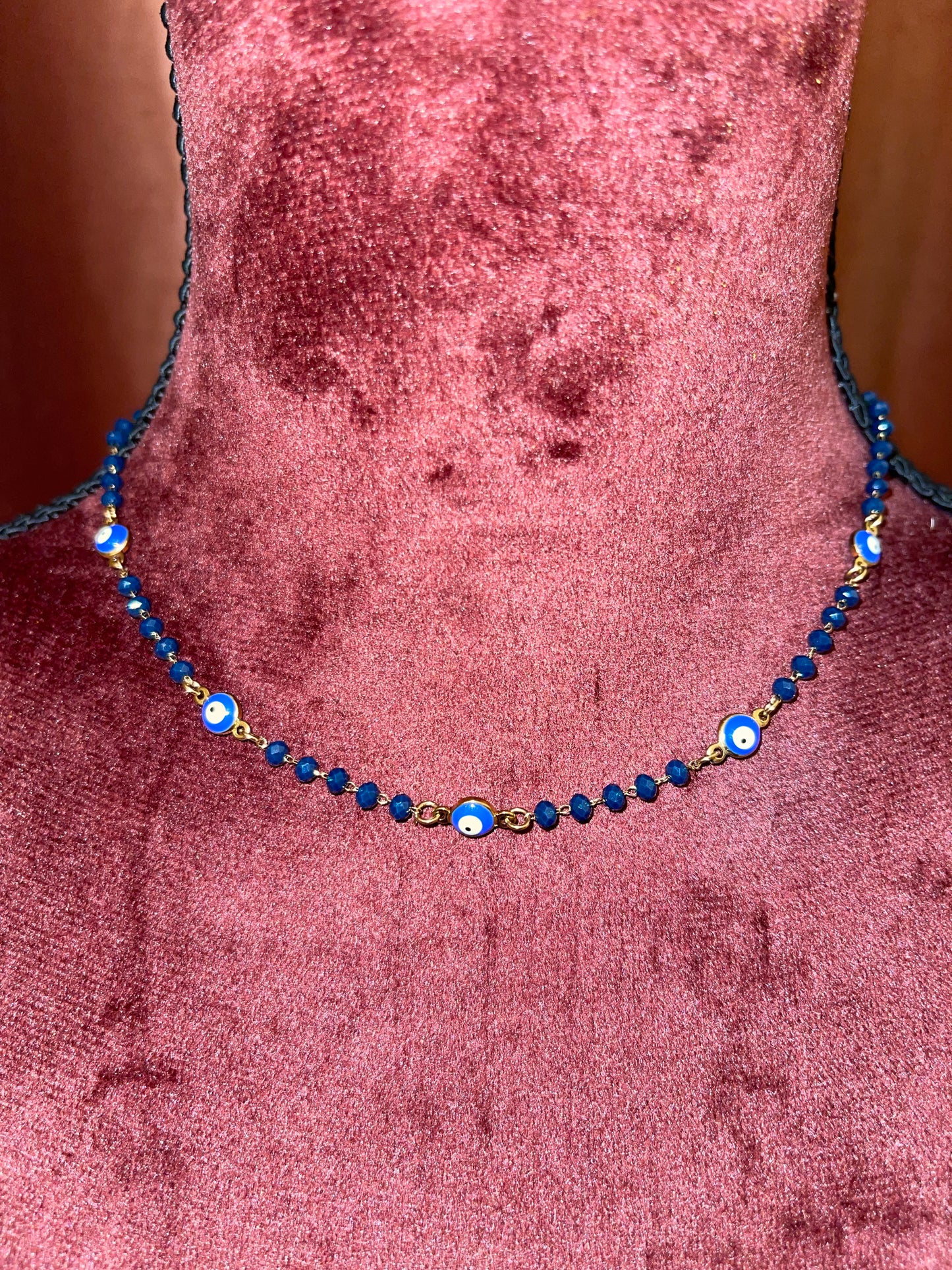 COLLIER JANAË BLEU