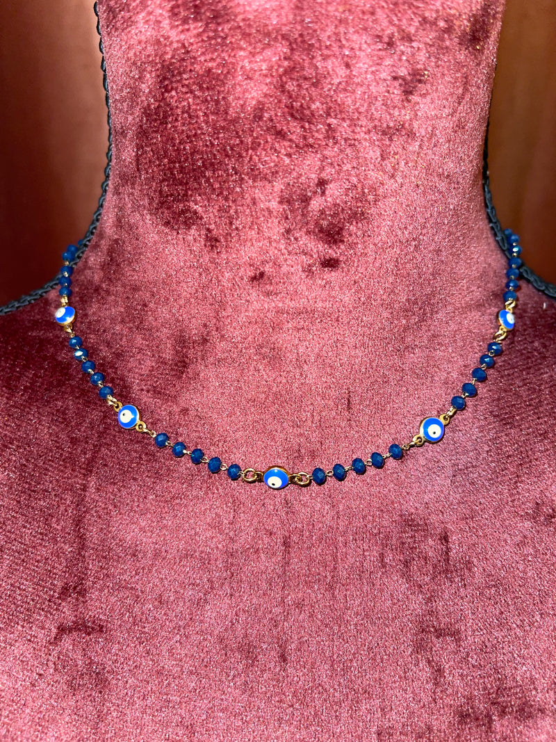 COLLIER JANAË BLEU