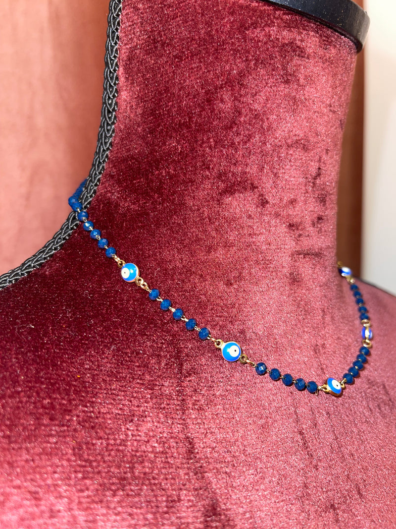 COLLIER JANAË BLEU